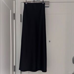 Elegant Black Maxi Skirt